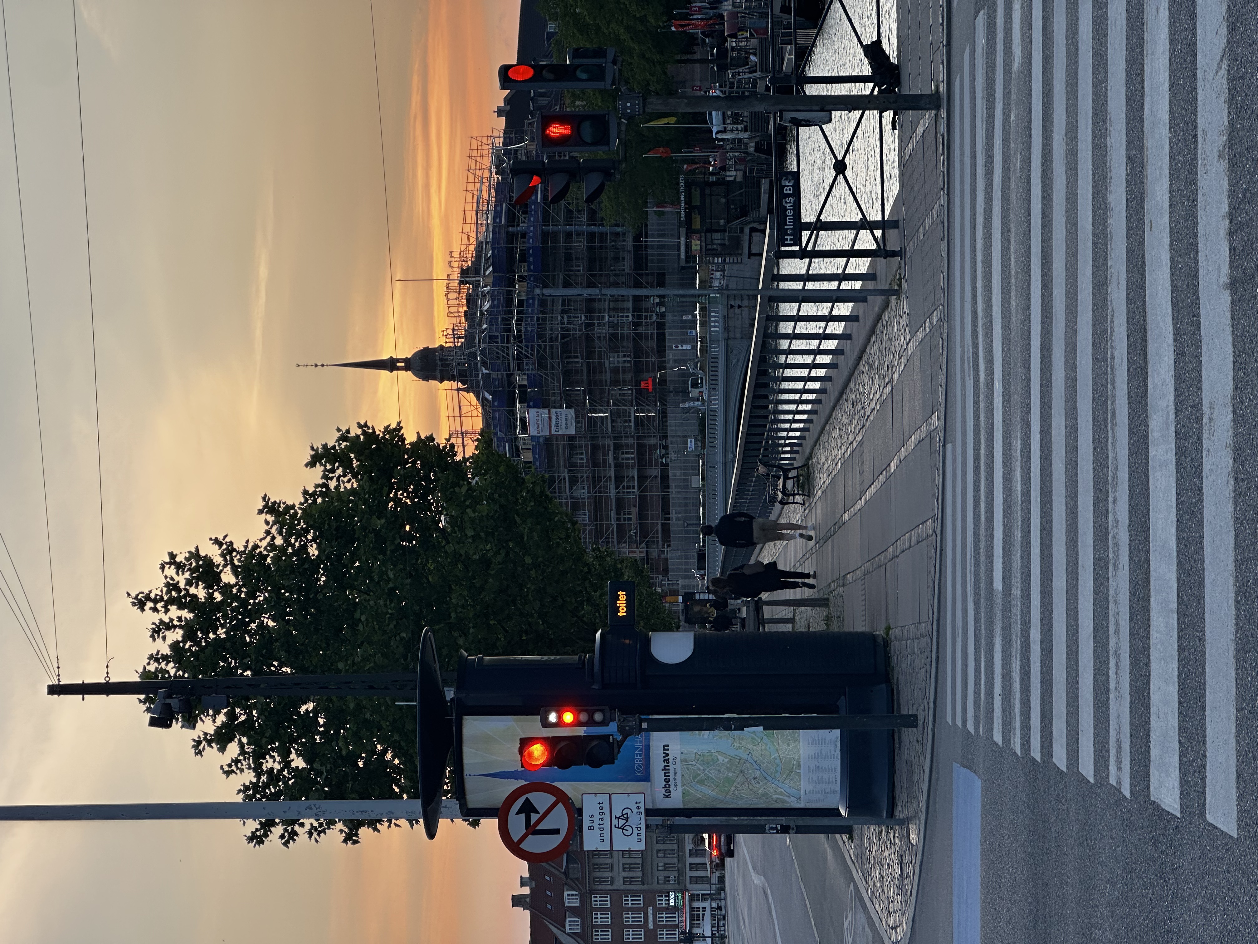 Sunset over Copenhagen